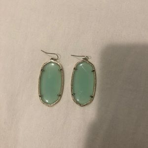 Gorgeous sea foam blue Kendra Scott earrings